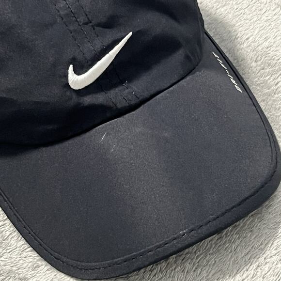 Nike Hat Youth 4-7 Black Dri Fit Embroidered Logo Adjustable Cap - Picture 5 of 13